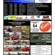 Race Meeting Flyer for Thu 20th October 2022