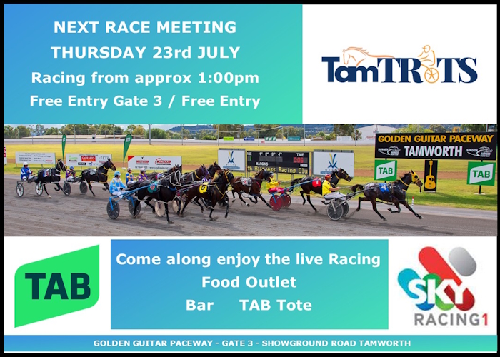 Next Race Meeting Thu 23rd July 2025