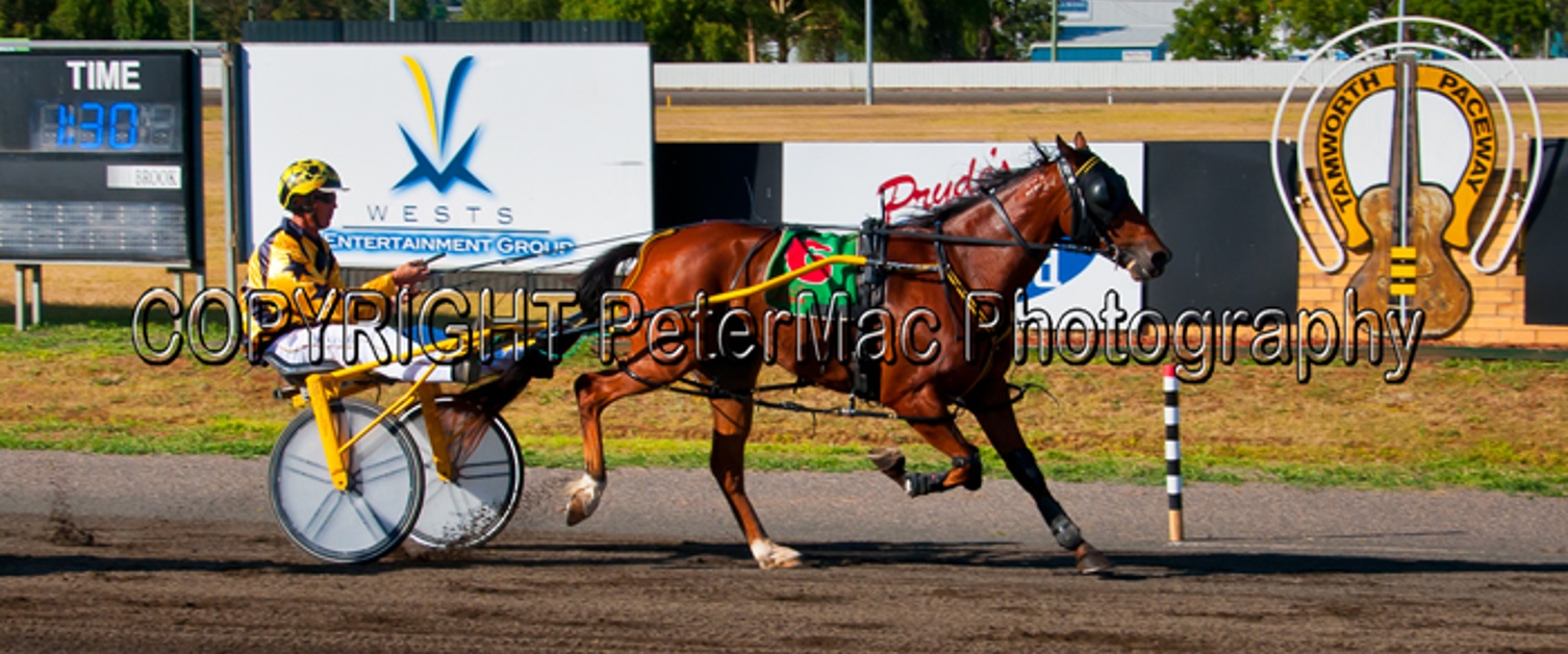 Strawberry Courage wins at Tamworth 10th Dec 2015 by Julie Maughan