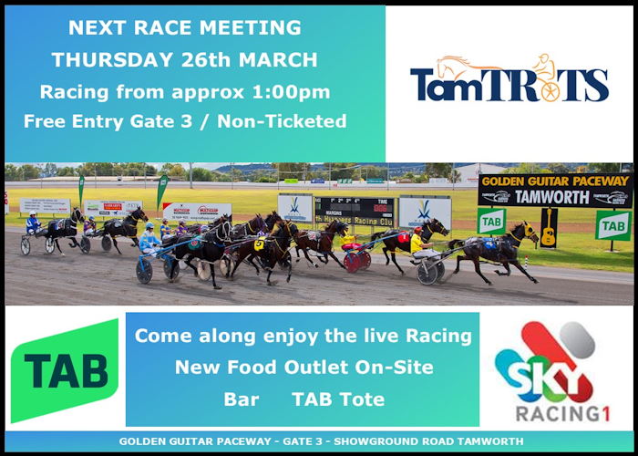 Next Race Meeting Thu 26th March 2025