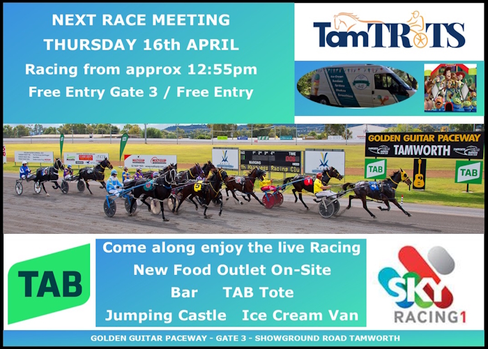 Next Race Meeting Thu 16th April 2025